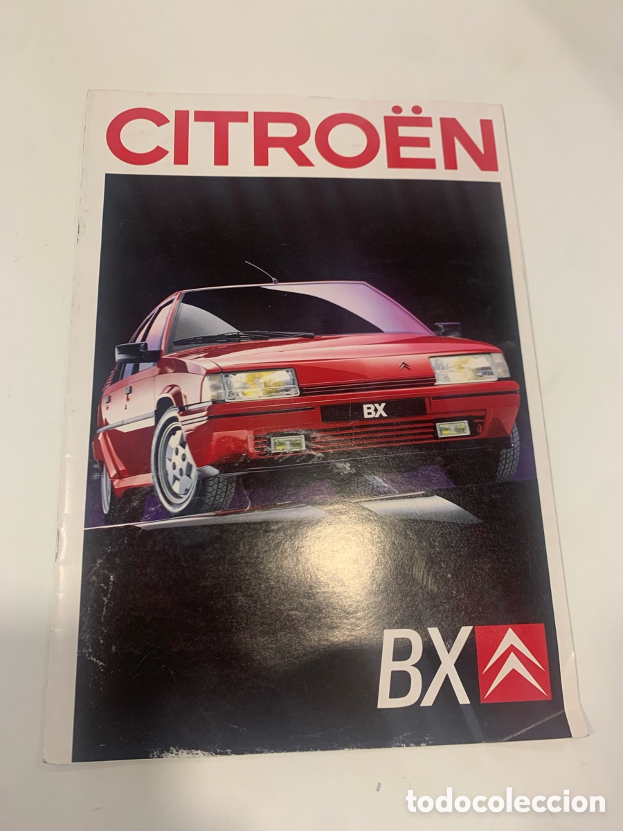 Coches y Motocicletas: CATALOGO FOLLETO PUBLICIDAD ORIGINAL CITROEN BX DE 1989
