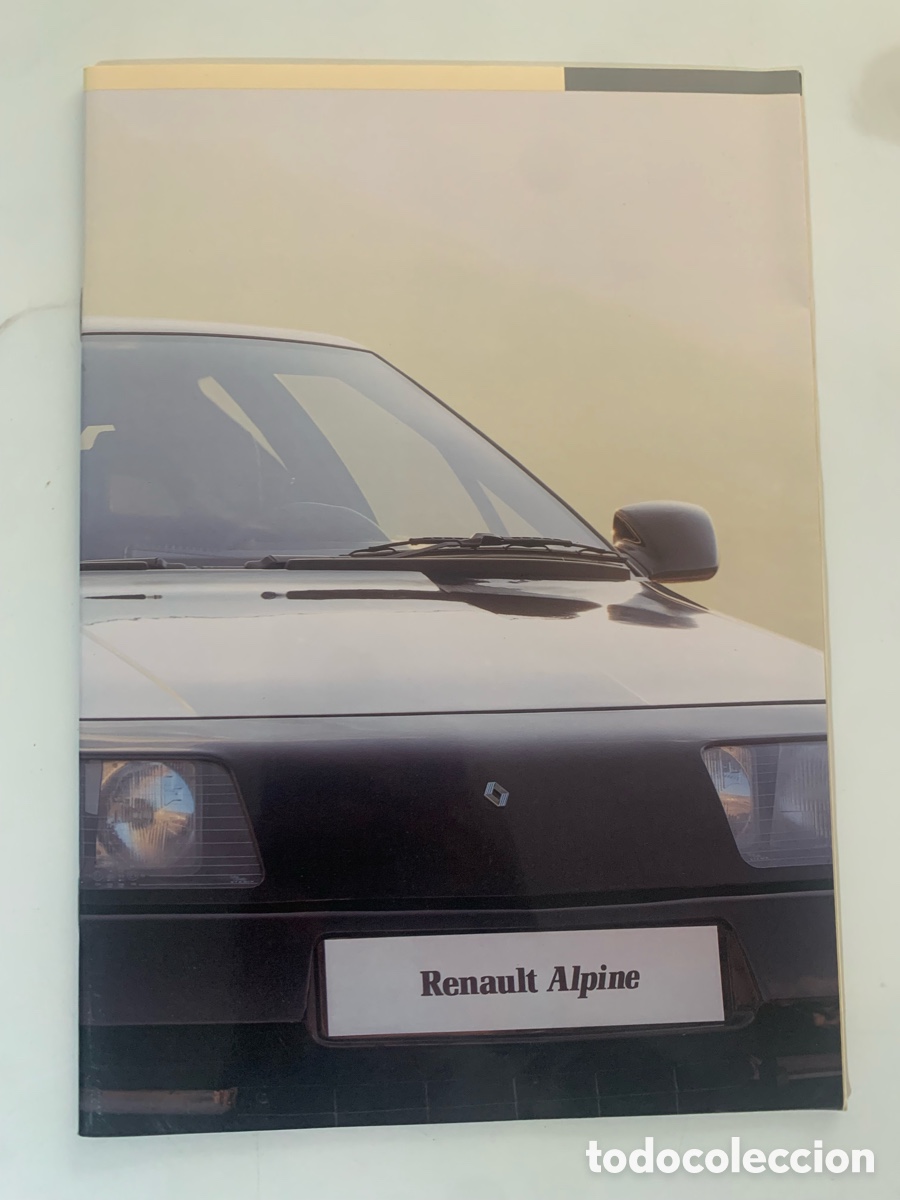 Carros e motociclos: Catalogo folleto publicidad original Renault alpine v6 turbo de 1989