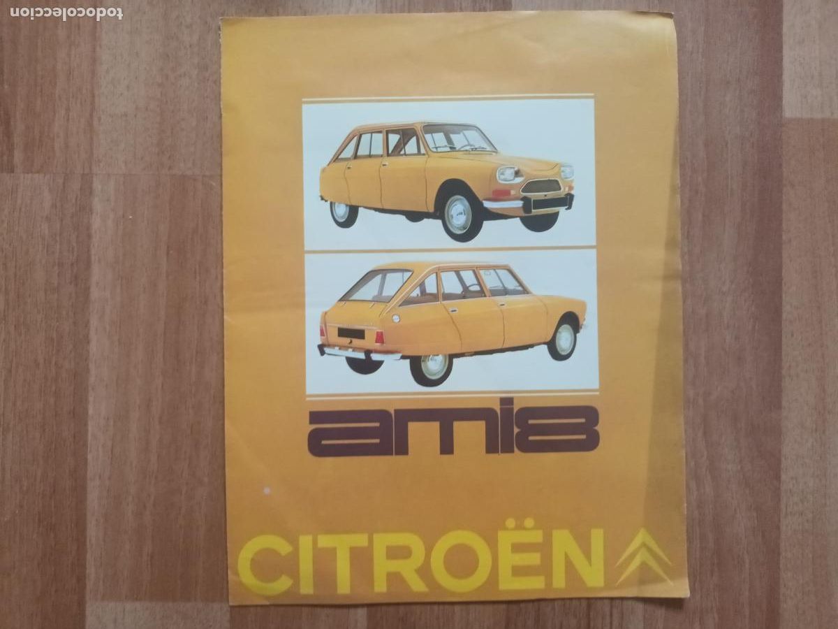Coches y Motocicletas: CATALOGO DE VENTA ORIGINAL DE CITRO&Euml;N AMI 8 1969 FRANCIA AMI8