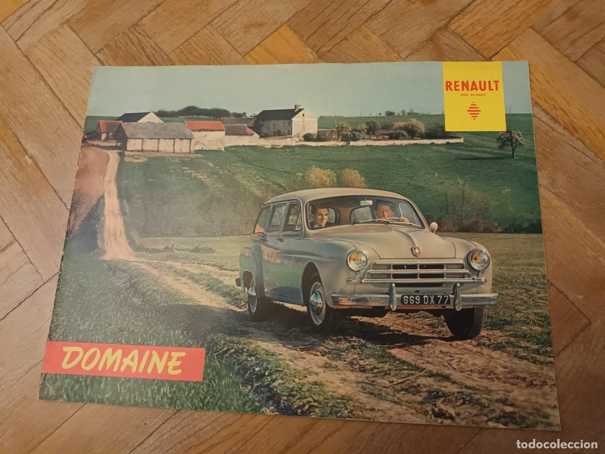 Automobili e Motociclette: Renault Domaine. Cat&aacute;logo grande. Buena conservaci&oacute;n.