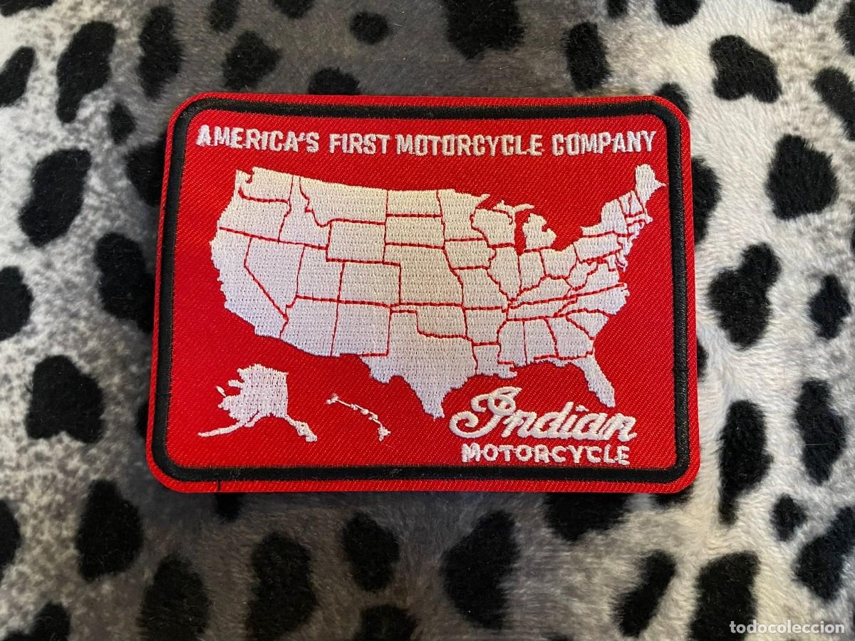 Automobili e Motociclette: Parche Bordado Termoadhesivo INDIAN MOTORCYCLE