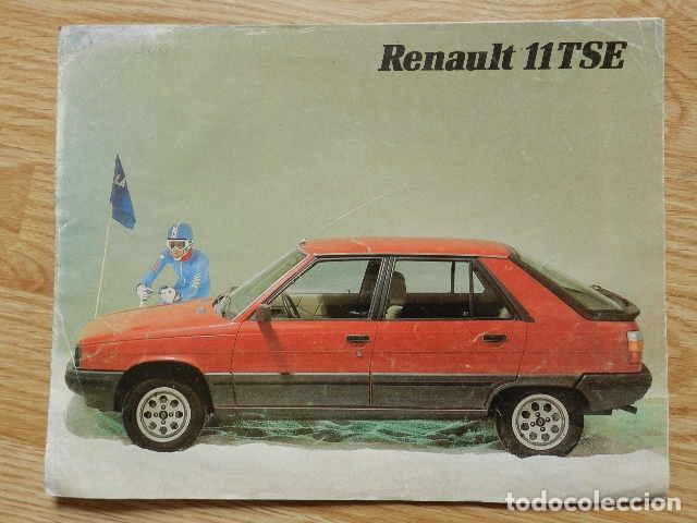 Carros e motociclos: Folleto catalogo publicidad original Renault 11 TSE tr&iacute;ptico deportes invierno sky 11TSE