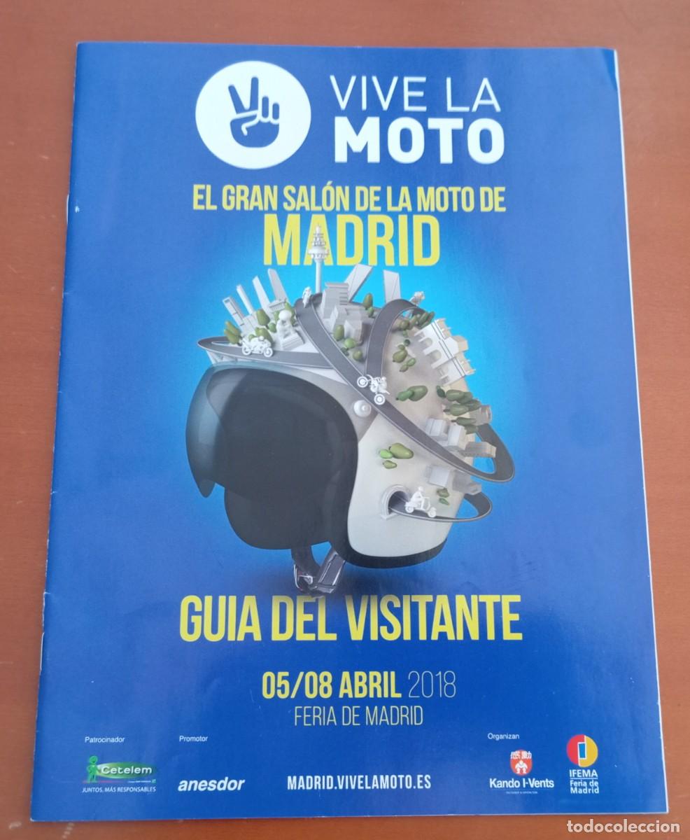 Automobili e Motociclette: Folleto cat&aacute;logo EL GRAN SALON DE LA MOTO DE MADRID 2018. Gu&iacute;a del visitante.