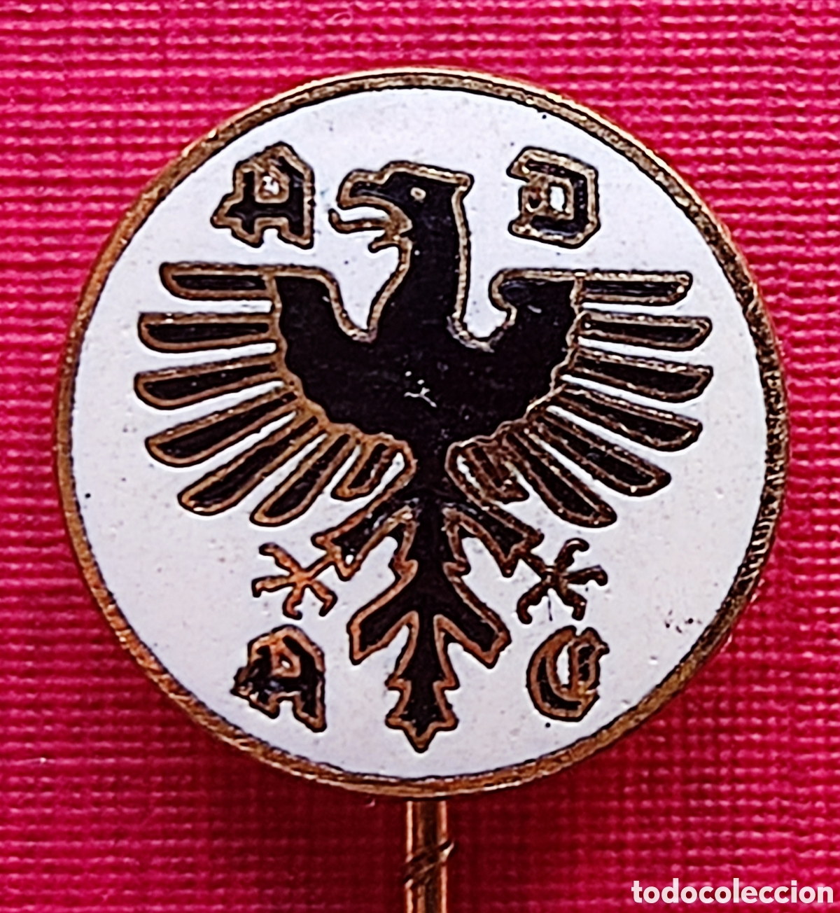 Automobili e Motociclette: ALLGEMEINER DEUTSCHER AUTOMOBILE ENAMELED BADGE AUTO CLUB INSIGNIA ESMALTADA GERMANY C. 1960