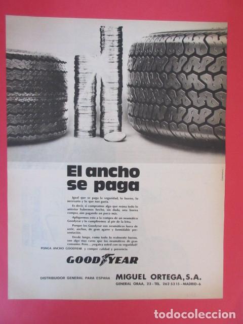 Automobili e Motociclette: PUBLICIDAD 1972 - COLECCION COCHES - GOODYEAR