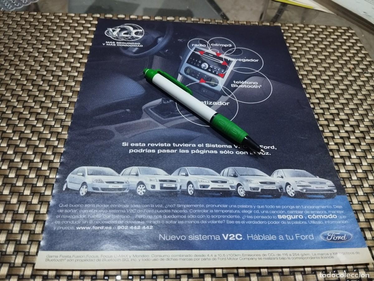 Automobili e Motociclette: COCHE FORD SISTEMA V2C ANUNCIO PUBLICIDAD REVISTA 2006
