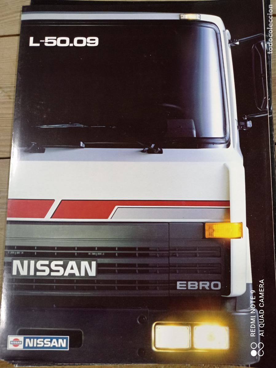 Carros e motociclos: CATALOGO TRIPTICO NISSAN EBRO L-50.09 AGO-1988