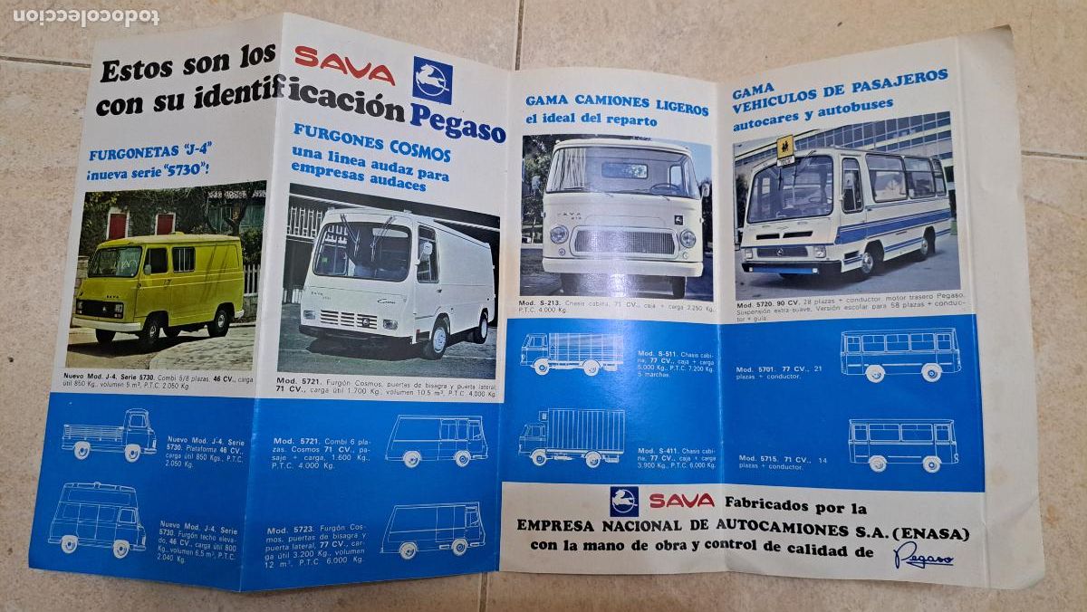 Automobili e Motociclette: Publicidad sava pegaso