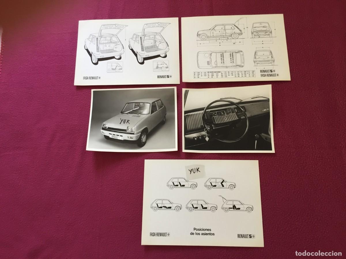 Carros e motociclos: RARA PRESENTACION EN PRENSA DEL RENAULT 5 CON FOTOGRAFIAS, EXPLICACION Y FICHAS TECNICAS- 1972