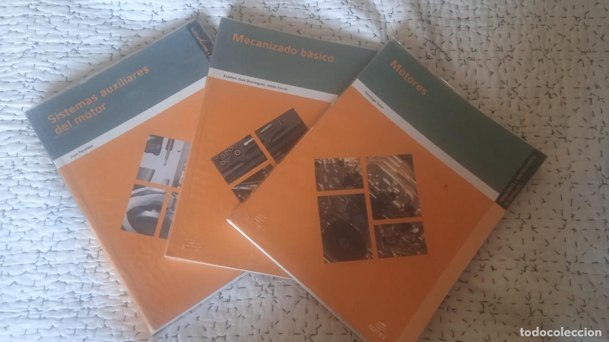 Automobili e Motociclette: Motores, Mecanizado b&aacute;sico y Sistemas auxiliares del motor de Editex.