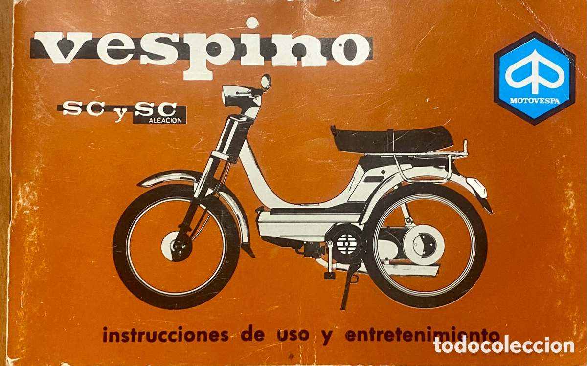Coches y Motocicletas: Vespino SC y SC aleaci&oacute;n instrucciones de uso y entretenimiento