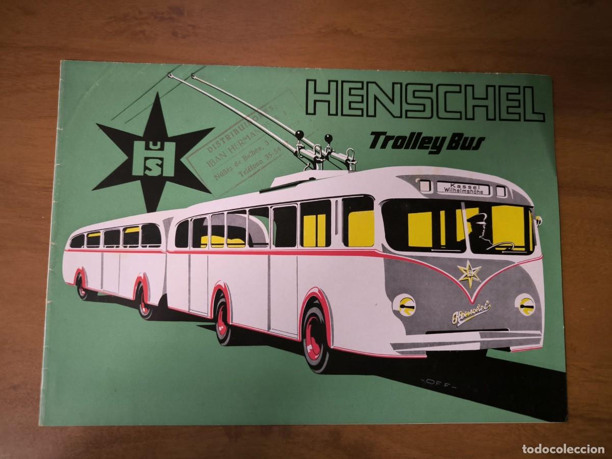 Voitures et Motocyclettes: FOLLETO HENSCHEL TROLLEY BUS Y B-51 SCANIA VABIS