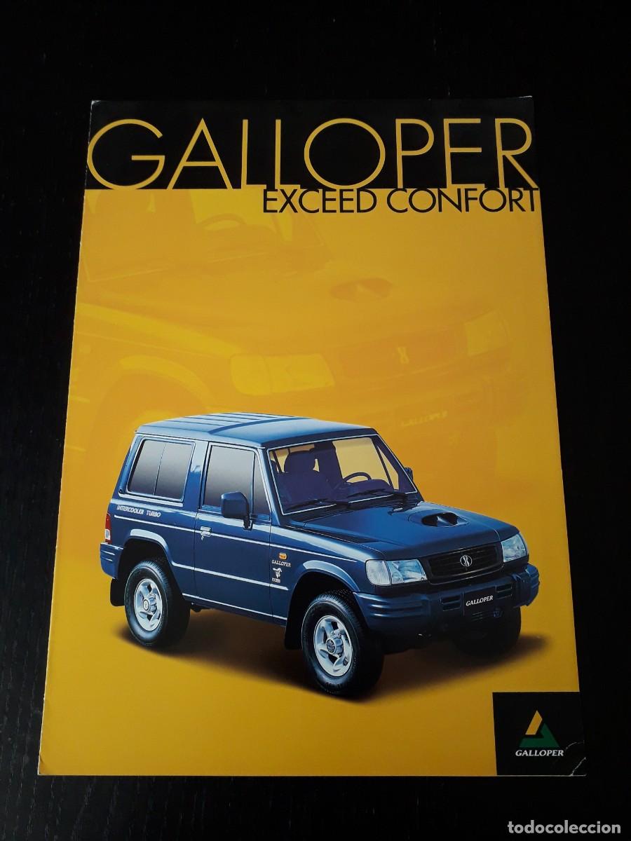 Carros e motociclos: GALLOPER EXCEED CONFORT - FOLLETO CATALOGO PUBLICIDAD ORIGINAL - ESPA&Ntilde;OL