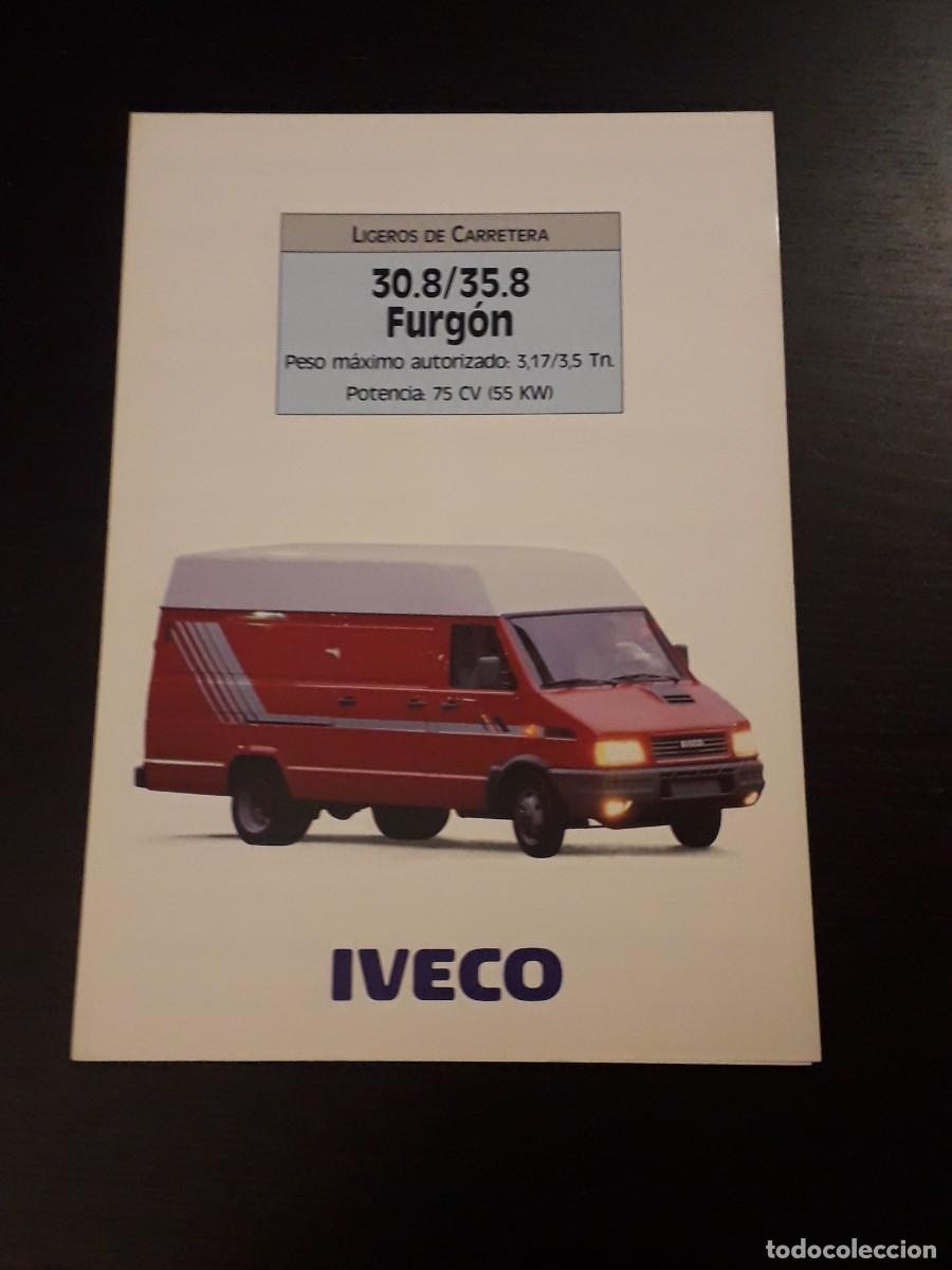 Automobili e Motociclette: IVECO FURGON 30.8 / 35.8 LIGEROS DE CARRETERA - FOLLETO CATALOGO DATOS TECNICOS