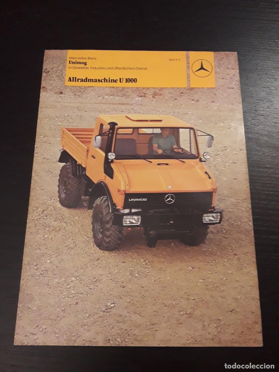 Automobili e Motociclette: MERCEDES UNIMOG U1000 CAMION - CATALOGO PUBLICIDAD - ALEMAN - NO PEGASO EBRO AVIA SAVA IVECO