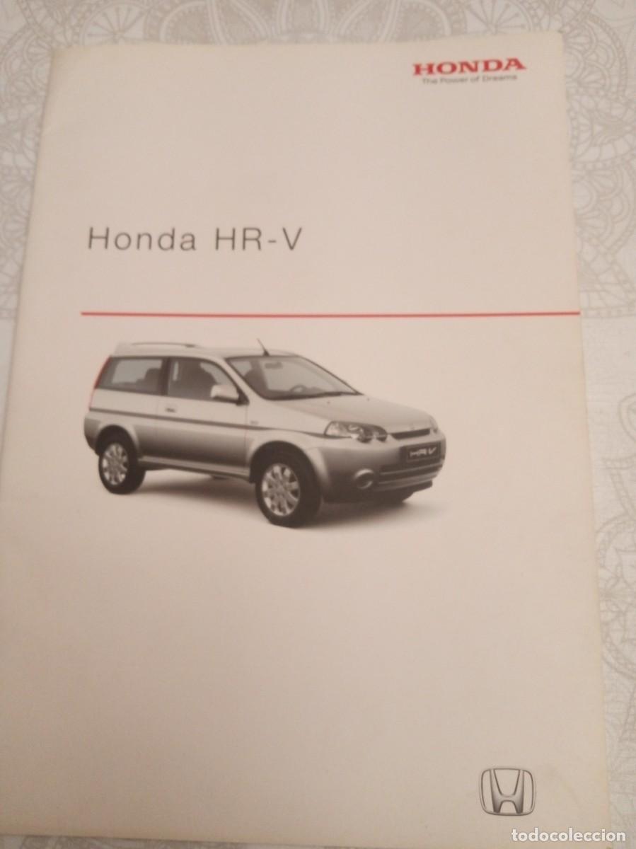 Coches y Motocicletas: Catalogo Honda HR-V 11/2001