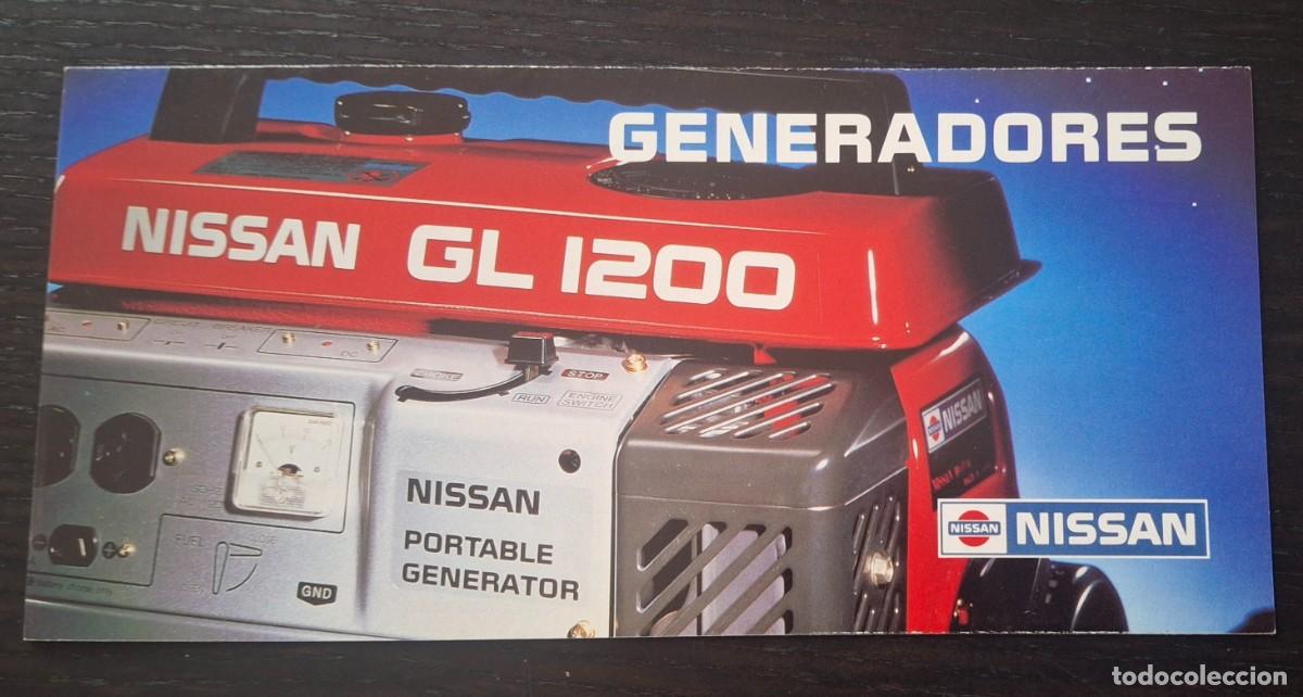 Automobili e Motociclette: NISSAN GENERADORES GASOLINA DIESEL ELECTRICOS - FOLLETO CATALOGO ORIGINAL - ESPA&Ntilde;OL