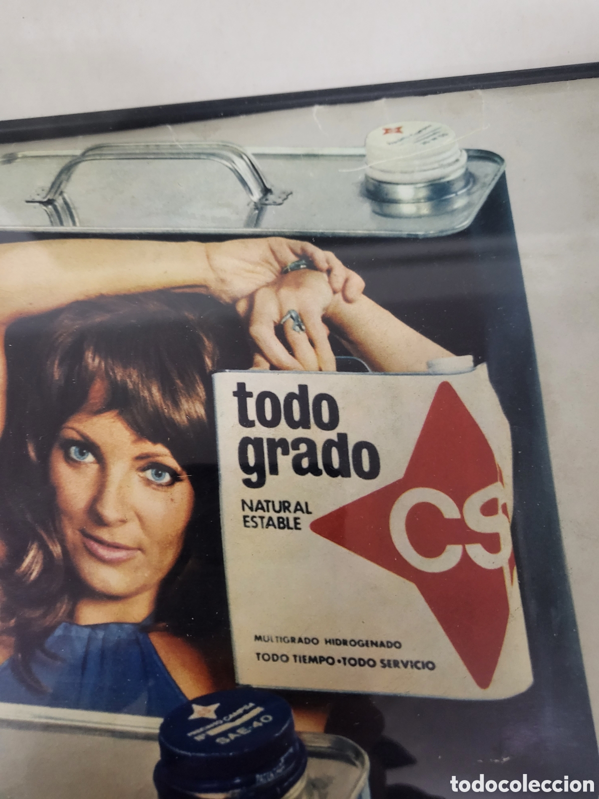 Coches y Motocicletas: CUADRO CHICAS SEAT LATAS ACEITE