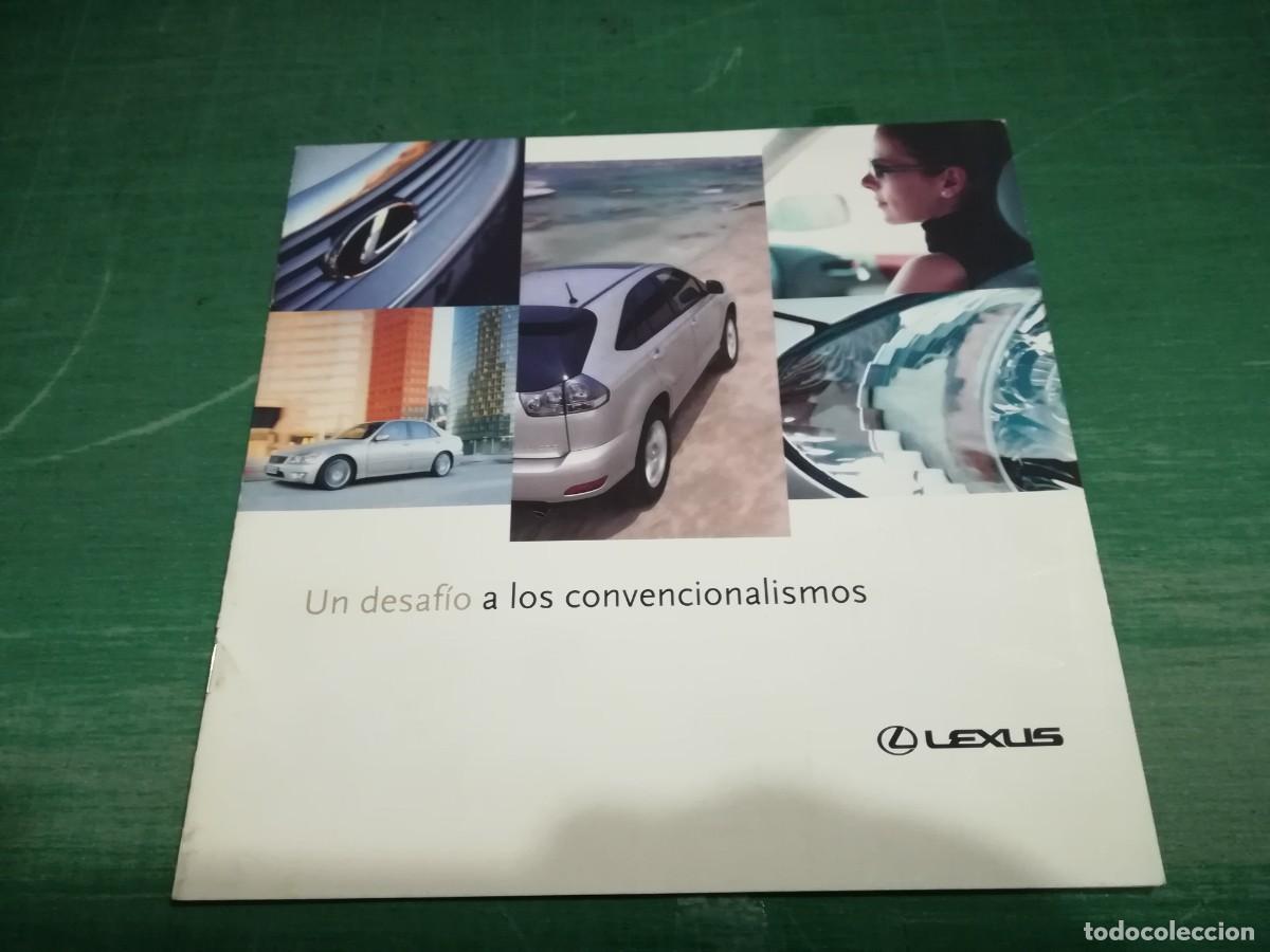 Automobili e Motociclette: CAT&Aacute;LOGO LEXUS, PUBLICIDAD ORIGINAL FOLLETO , MARZO 2004