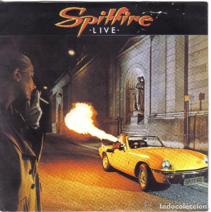 Carros e motociclos: SINGLE VINILO PROMOCIONAL SPITFIRE LIVE / CRUISING SPITFIRE - GEMA Ley/CF 020-07-79 (1979) - TRIUMPH