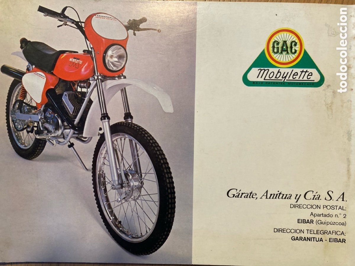 Automobili e Motociclette: MOBYLETTE D55 Cross Catalogo de despiece