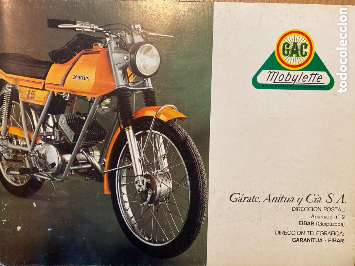 Automobili e Motociclette: MOBYLETTE D55 Catalogo de piezas de recambio
