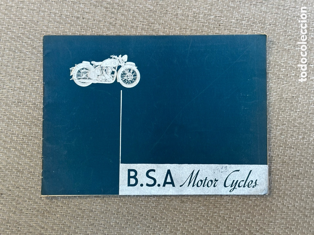 Automobili e Motociclette: Rarisimo catalogo original BSA Motorcycles 1938