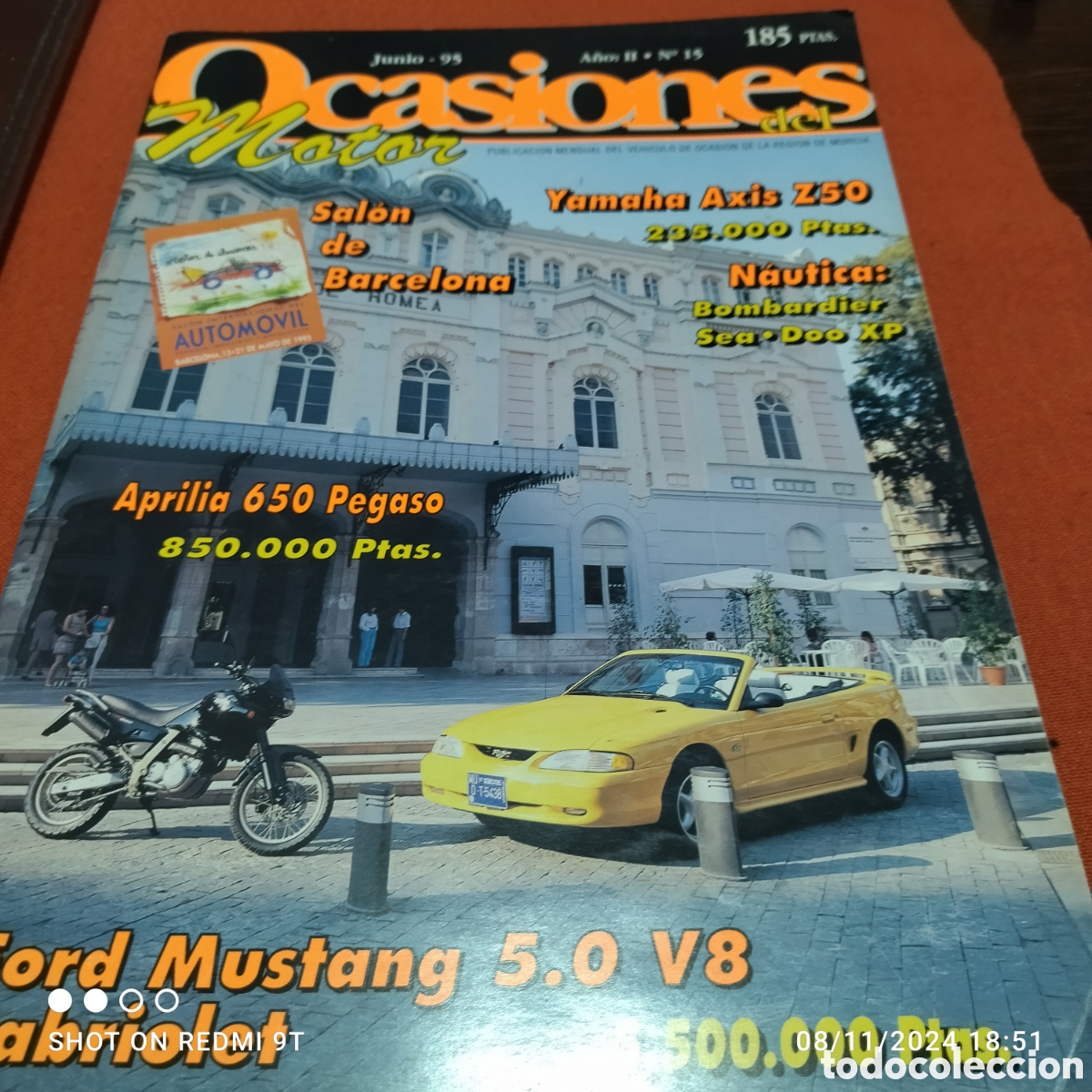 Carros e motociclos: Revista Ocasiones del Motor Murcia n&deg; 15 1995