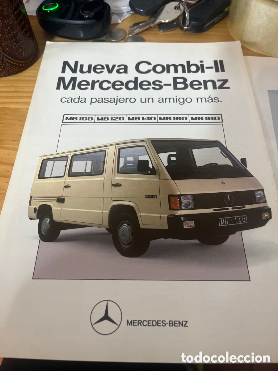 Carros e motociclos: Cat&aacute;logo de publicidad de furgonetas Mercedes-Benz, la nueva combi dos