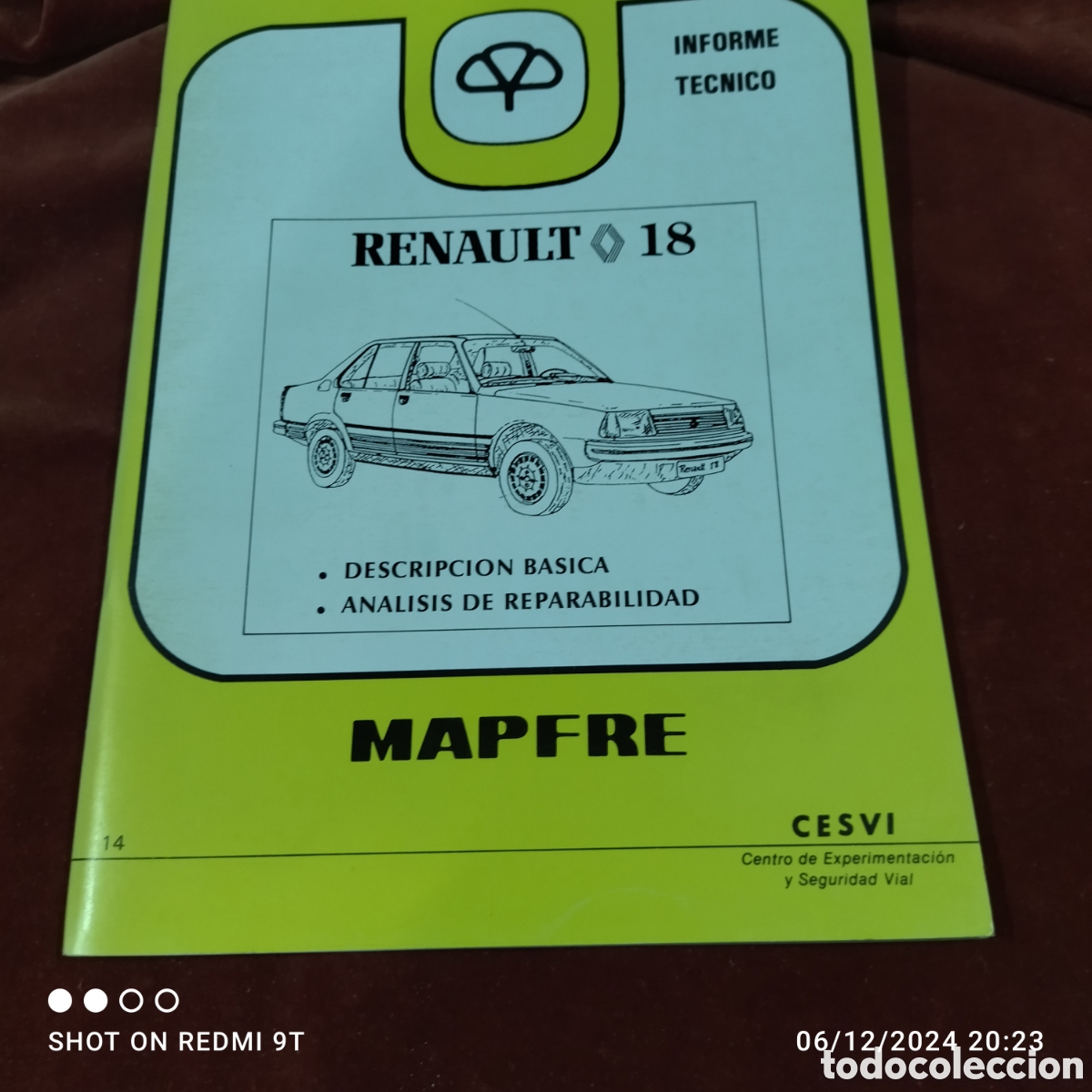 Automobili e Motociclette: Renault 18 informe t&eacute;cnico