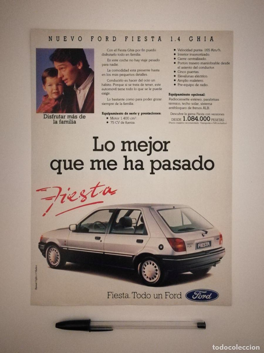 Carros e motociclos: LAMINA ENMARCABLE -A4- FORD FIESTA - COCHE