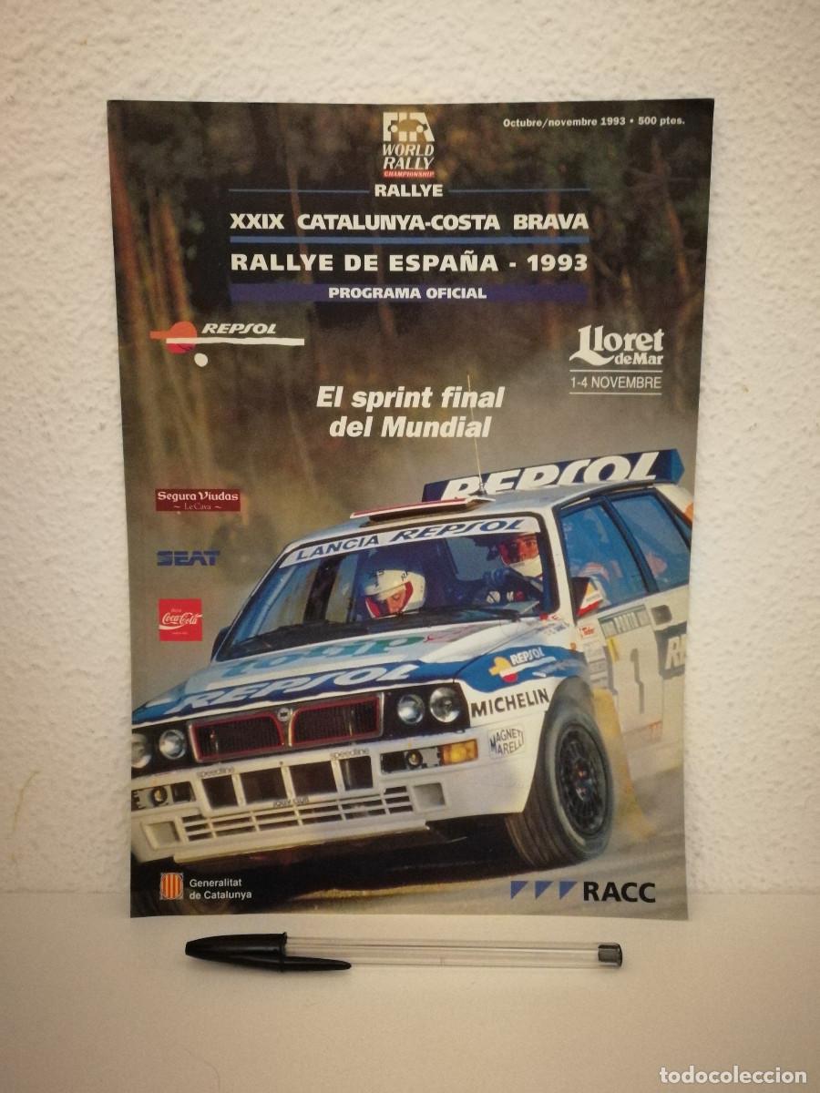 Carros e motociclos: LAMINA ACARTONADA -A4- RALLYE ESPA&Ntilde;A 1993 COMPETICION SEAT - COCHE