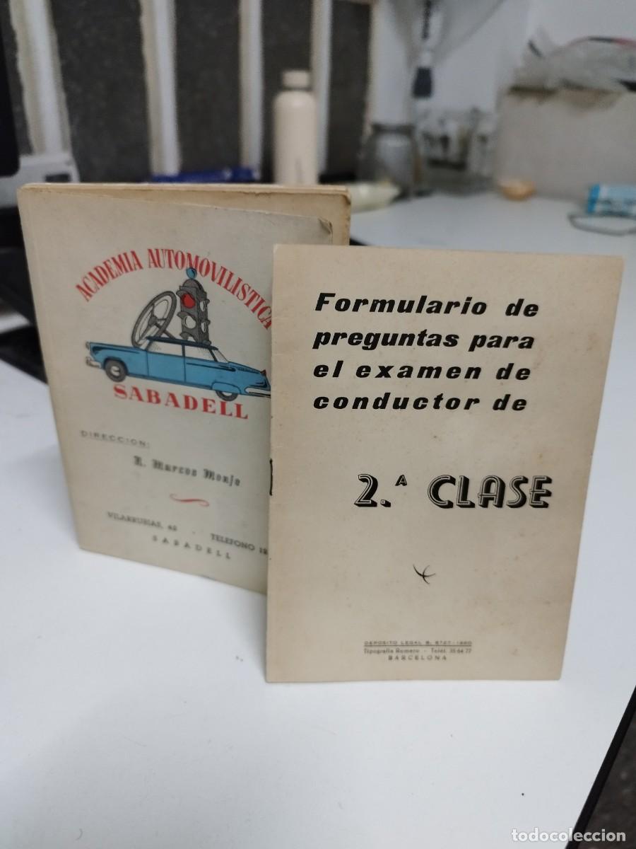 Coches y Motocicletas: ACADEMIA AUTOMOVILISTICA SABADELL - Cartilla de ense&ntilde;anza para conductores de Autom&oacute;viles examen