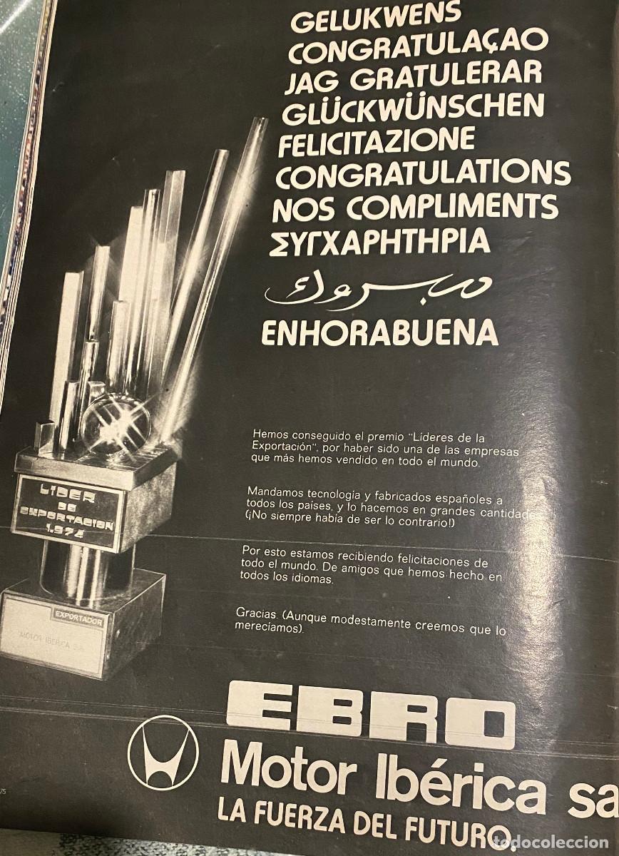 Carros e motociclos: Publicidad de camiones Ebro. P&aacute;gina de revista original a&ntilde;o 1975. Enmarcable.