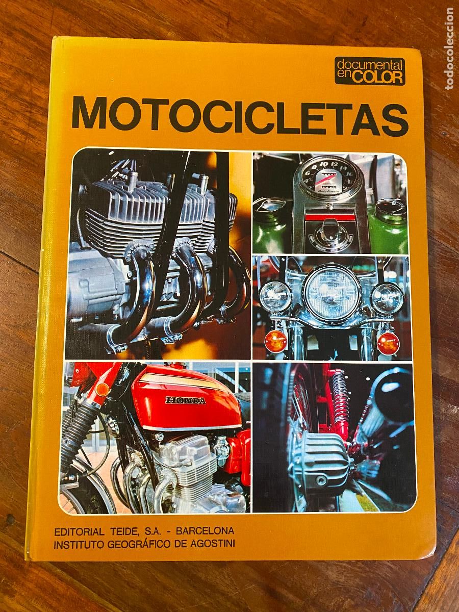 Cars and Motorcycles: MOTOCICLETAS - DOCUMENTAL EN COLOR - EDITORIAL TEIDE 1972.