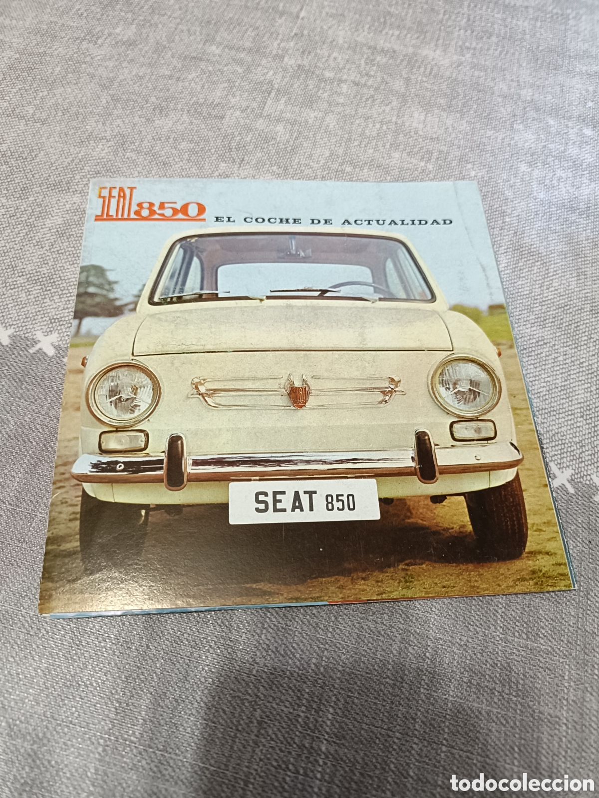 Carros e motociclos: Cat&aacute;logo SEAT 850 de 1966