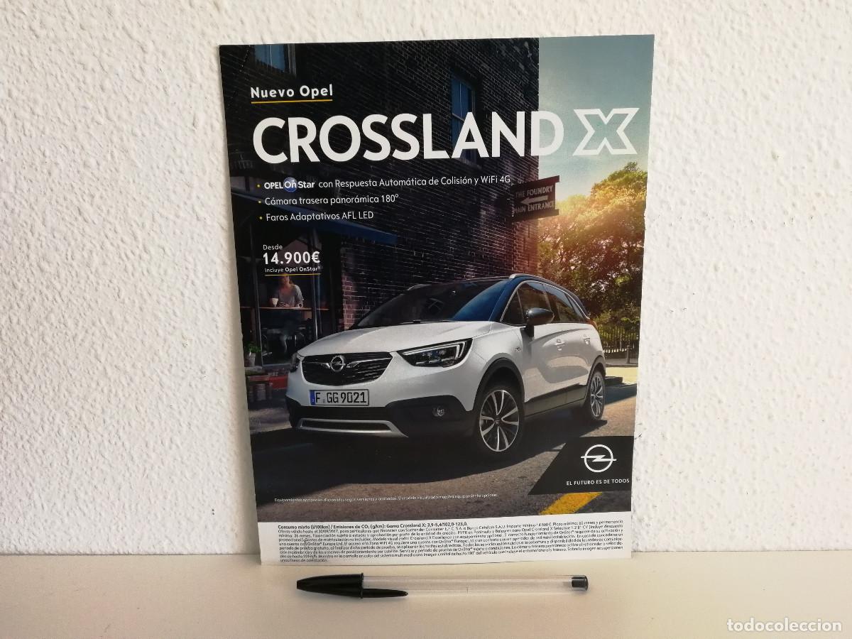 Carros e motociclos: LAMINA ENMARCABLE -A4- OPEL CROSSLAND X - COCHE