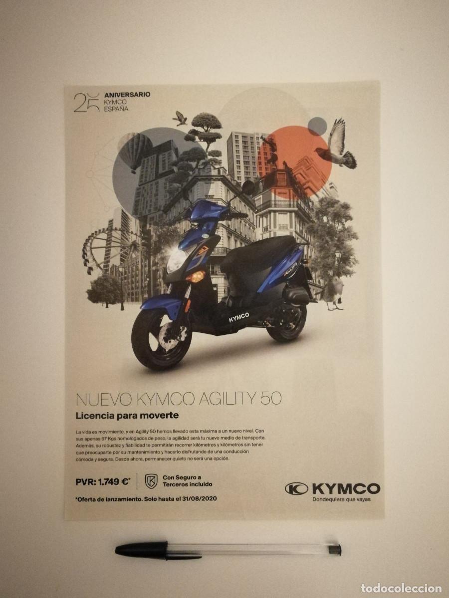 Autos und Motorr&auml;der: LAMINA ENMARCABLE -A4- KYMCO AGILITY 50 - MOTO