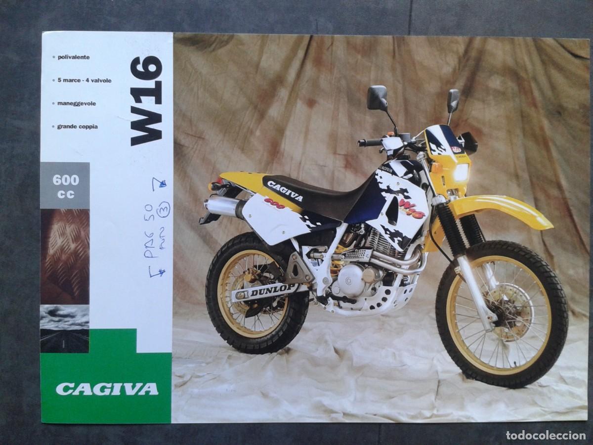 Autos und Motorr&auml;der: Cagiva W16 folleto espa&ntilde;ol 1999