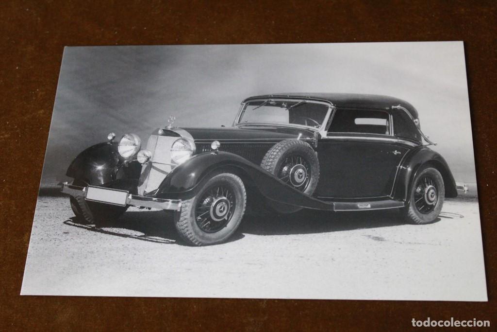 Voitures et Motocyclettes: Tarjeta postal Mercedes Benz389 Cabriolet A (1932). Edici&oacute;n exclusiva de Cl&aacute;sicos de Mercedes Benz.