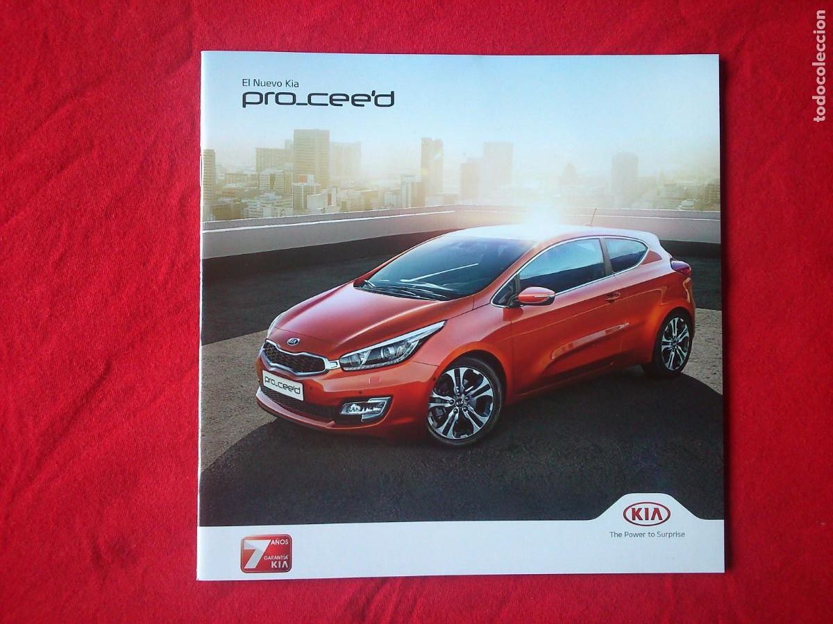 Voitures et Motocyclettes: Cat&aacute;logo Kia Pro Cee'd. Octubre 2015. En espa&ntilde;ol