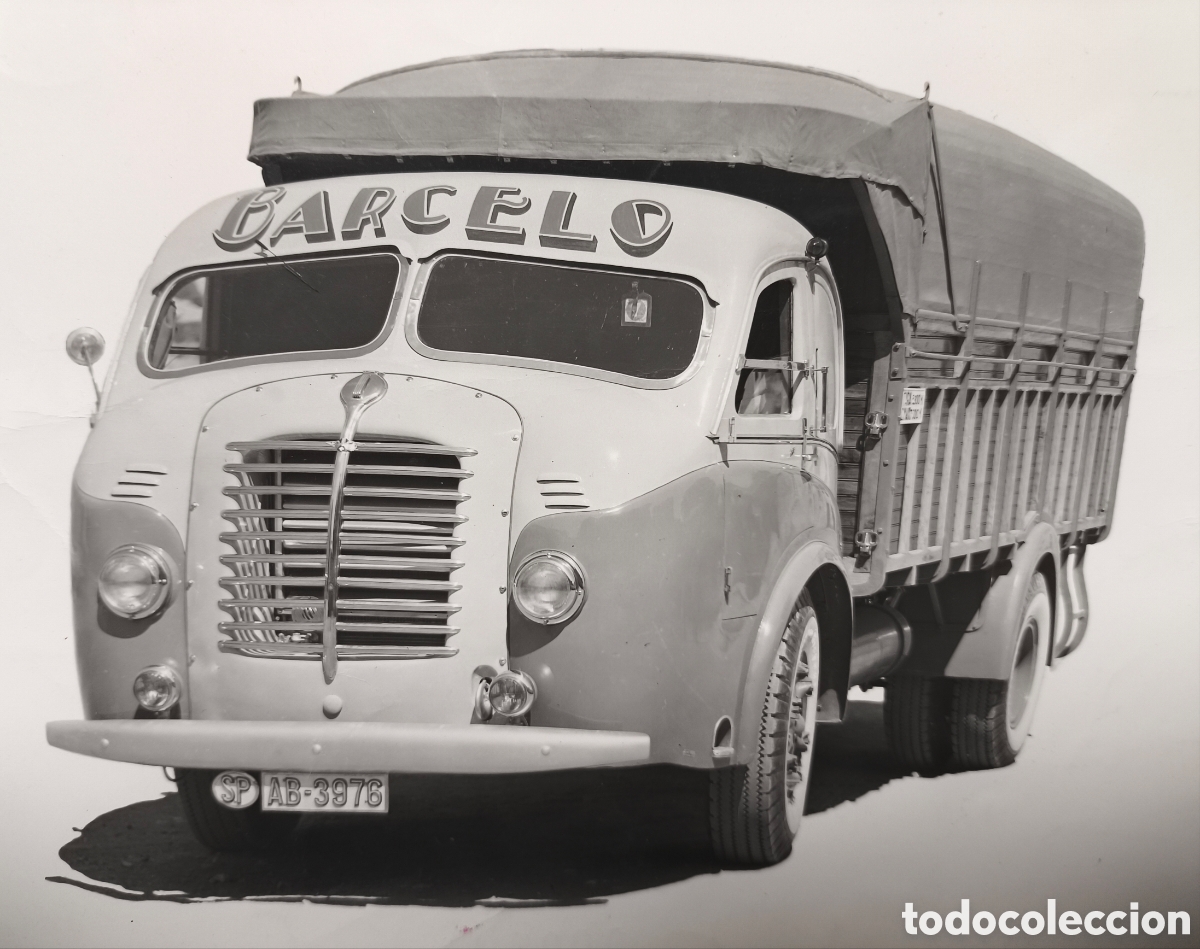 Coches y Motocicletas: CAMI&Oacute;N TRANSPORTES ? BARCEL&Oacute; FOTOGRAF&Iacute;A MATR&Iacute;CULA ALBACETE C. 1945