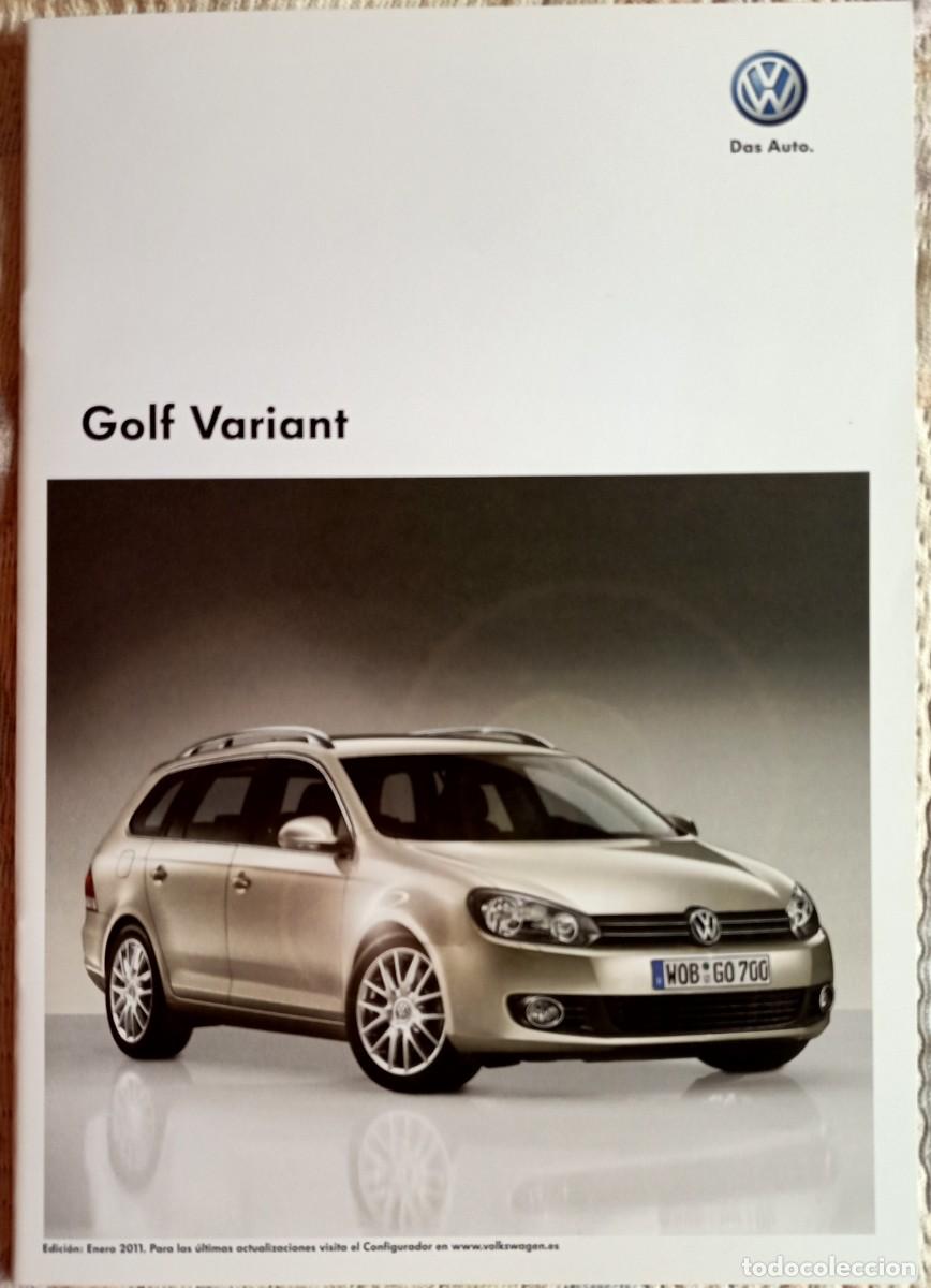 Voitures et Motocyclettes: Cat&aacute;logo Volkswagen Golf Variant. enero 2011. En espa&ntilde;ol