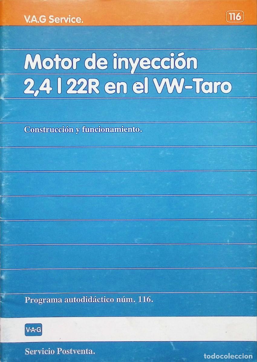 Automobili e Motociclette: MANUAL MECANICA VAG SERVICE N&ordm; 116 VW AUDI