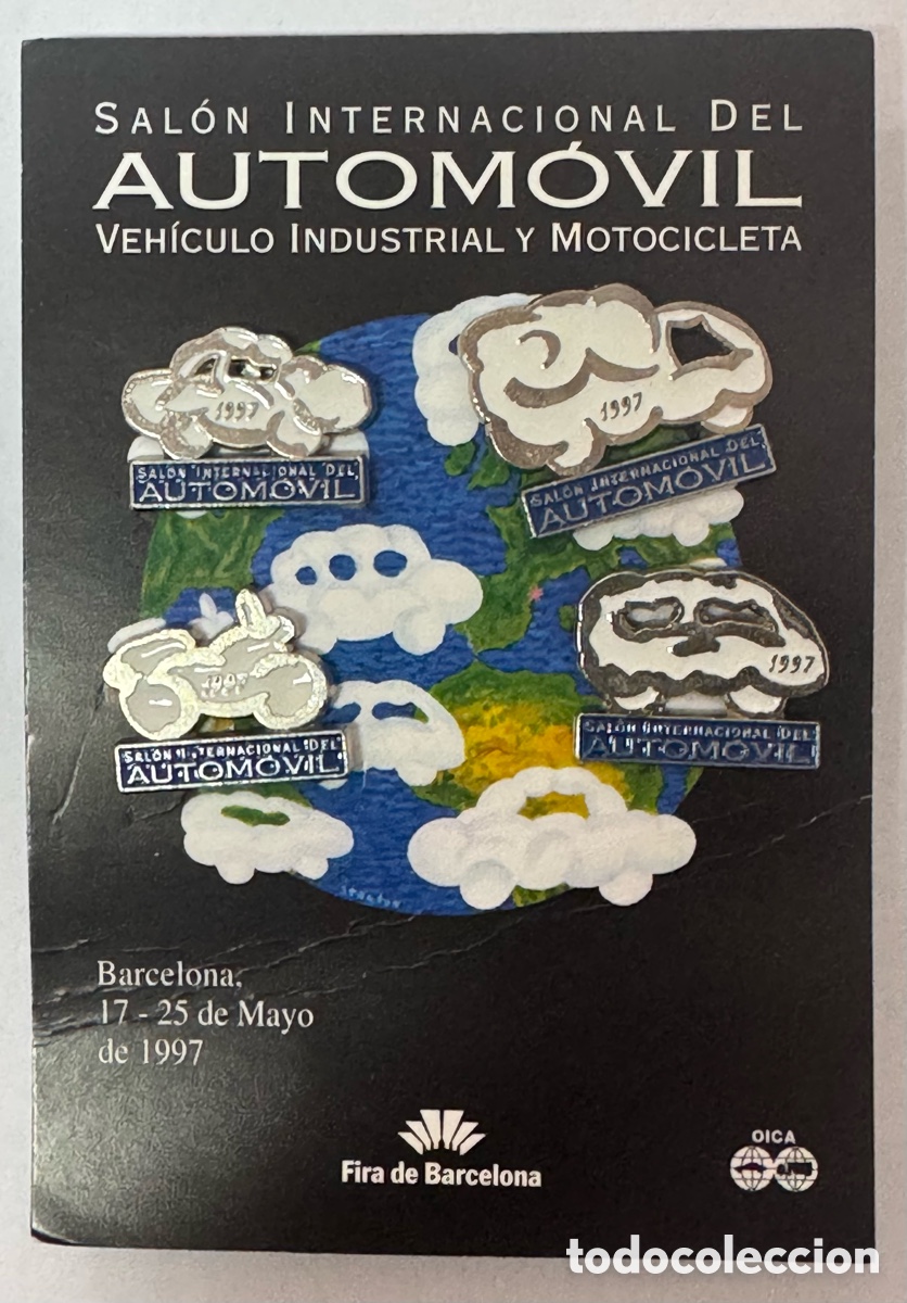 Voitures et Motocyclettes: PINS SAL&Oacute;N AUTOM&Oacute;VIL BARCELONA A&Ntilde;O. 1997