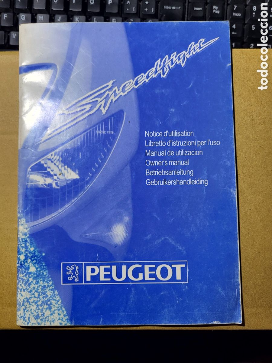 Carros e motociclos: Manual de utilizaci&oacute;n Moto Peugeot Speedfightd