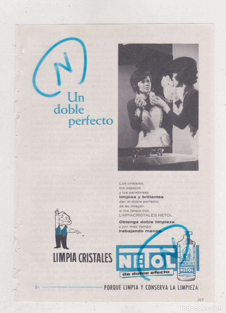 Automobili e Motociclette: PUBLICIDAD T 1964. ANUNCIO LIMPIA CRISTALES NETOL