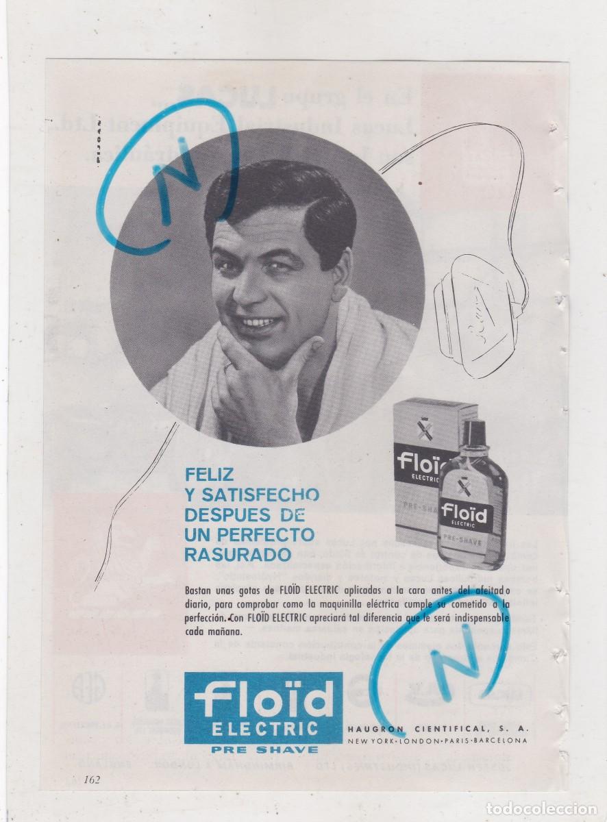 Automobili e Motociclette: PUBLICIDAD T 1964. ANUNCIO FLO&Iuml;D ELECTRIC PRE SHAVE + GRUPO LUCAS. LUCAS INDUSTRIAL EQUIPMENT LTD.