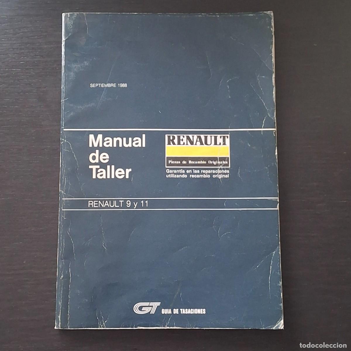 Autos und Motorr&auml;der: RENAULT 9 / 11 - GTL TSE GTC GTD TXE GTS GTX TURBO - MANUAL DE TALLER - SEPTIEMBRE 1988
