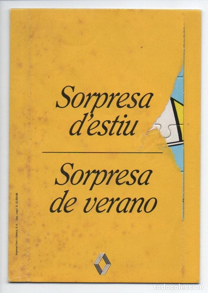 Cars and Motorcycles: SORPRESA DE VERANO. ANTIGUO PUZZLE PROMOCIONAL RENAULT, A&Ntilde;OS 80.